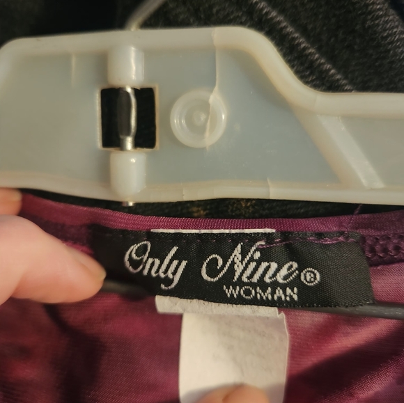 * 1x Only Nine Women Purple tie dye Blouse - Picture 3 of 5